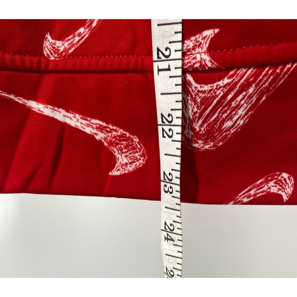 Nike Dri-Fit Red Long Sleeve Big Kid Pull Over w/ Front Pocket w/ Hood - Picture 4 of 8